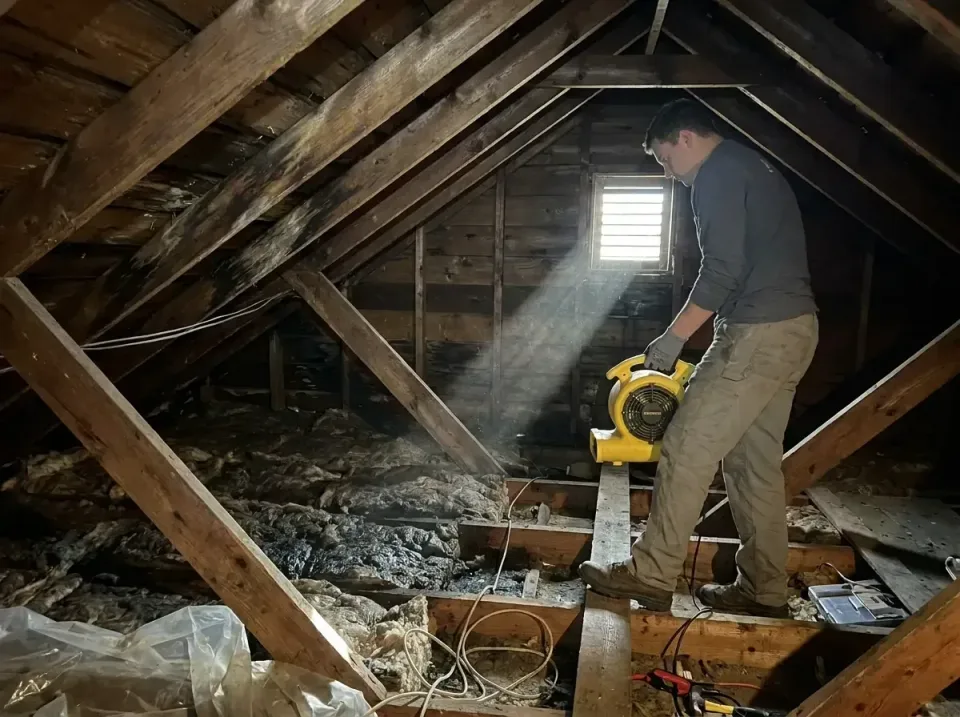 attic-water-damage-drying-proc-007 — frequently asked questions, Emergency Water Extraction & 24/7 Flood Response in Ives Es…